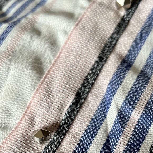 NWT Seven Sisters Striped Off-The-Shoulder Top - Picture 10 of 13